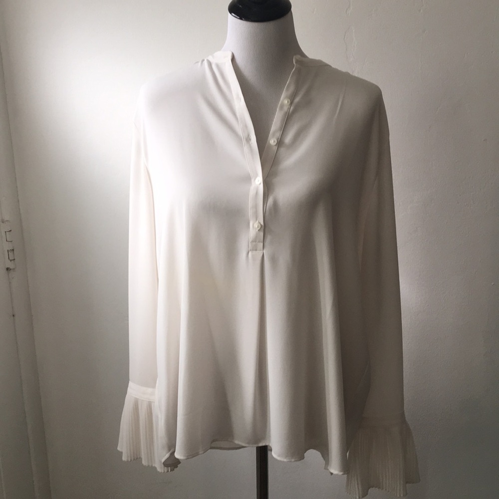 Ann Taylor White Blouse XL